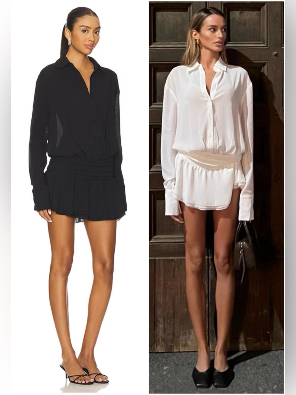 $89 LIONESS SHIRTDRESS MINI FEMME MENSWEAR REVOLVE REFORMATION PRINCESS POLLY